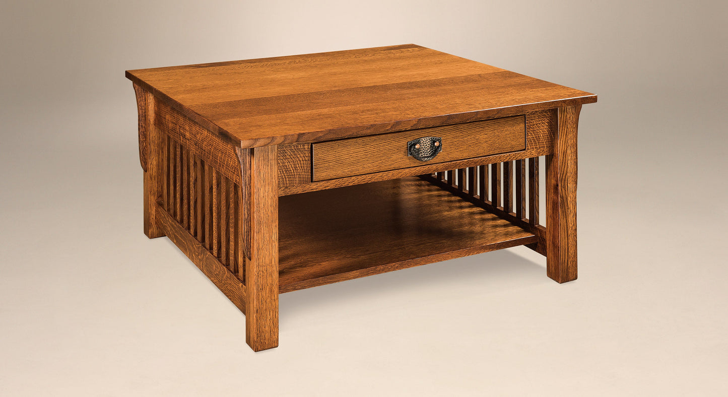 AJ #3 40" Square Coffee Table