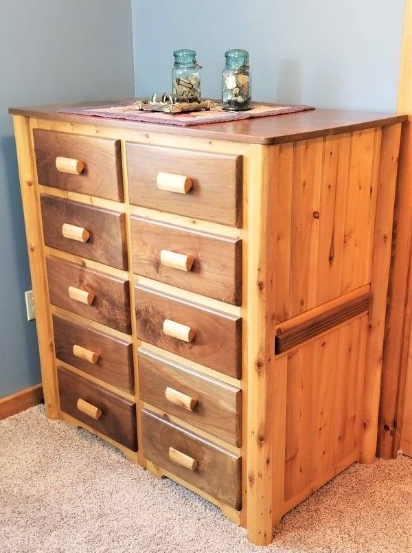 Cedar Log Dresser