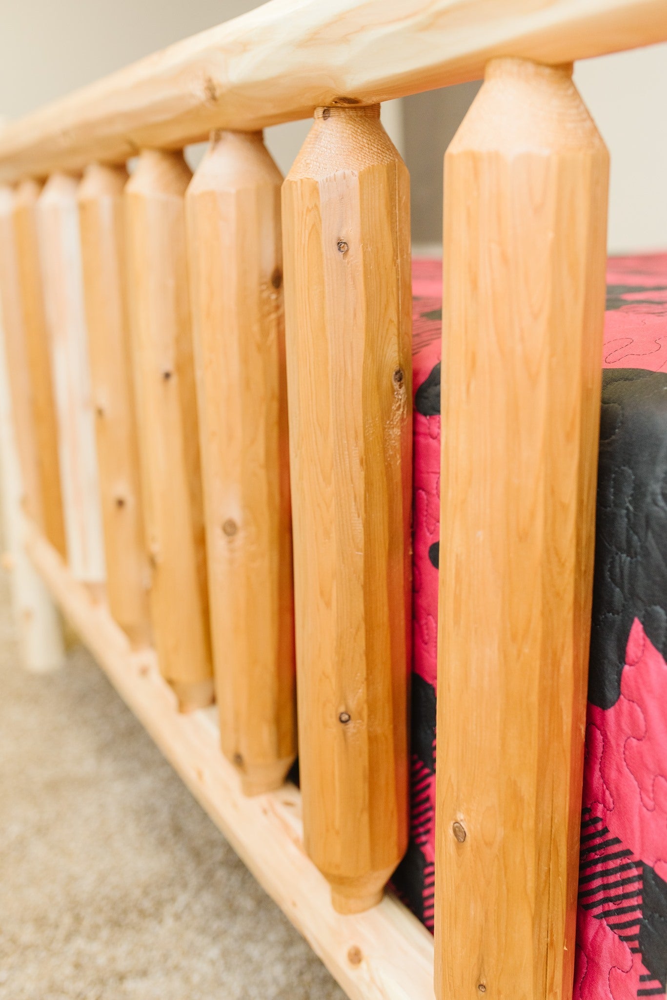 Cedar Log Bed