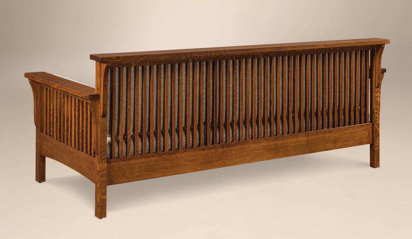 High Back Slat Sofa