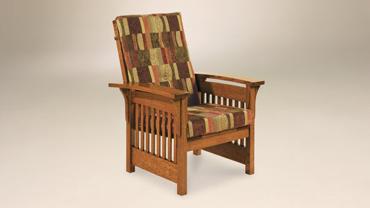 Bow Arm Slat Chair