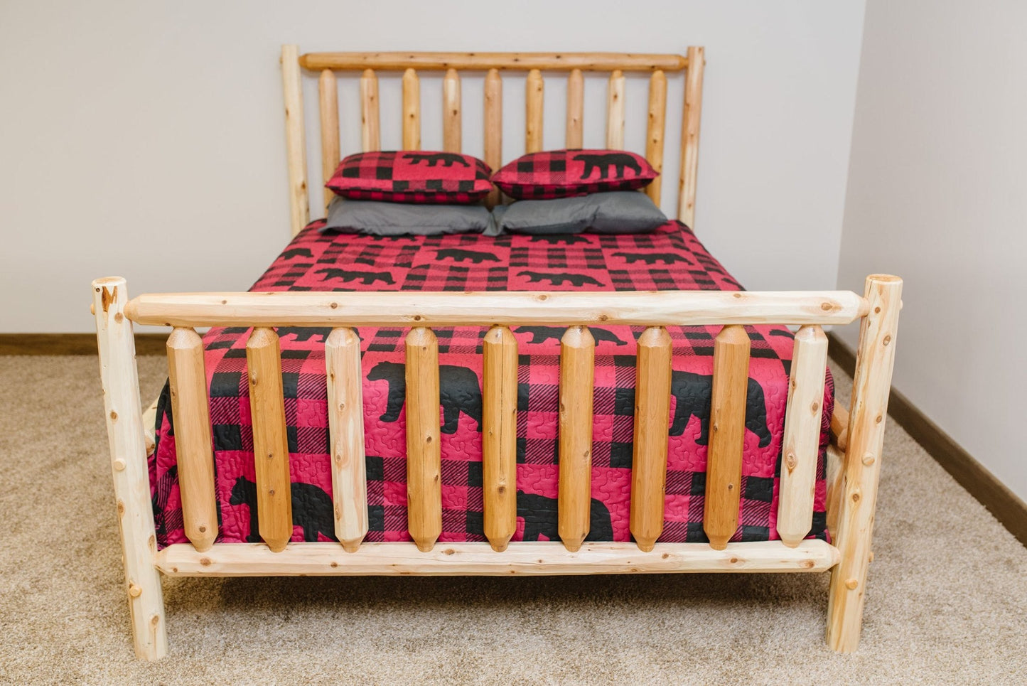 Cedar Log Bed