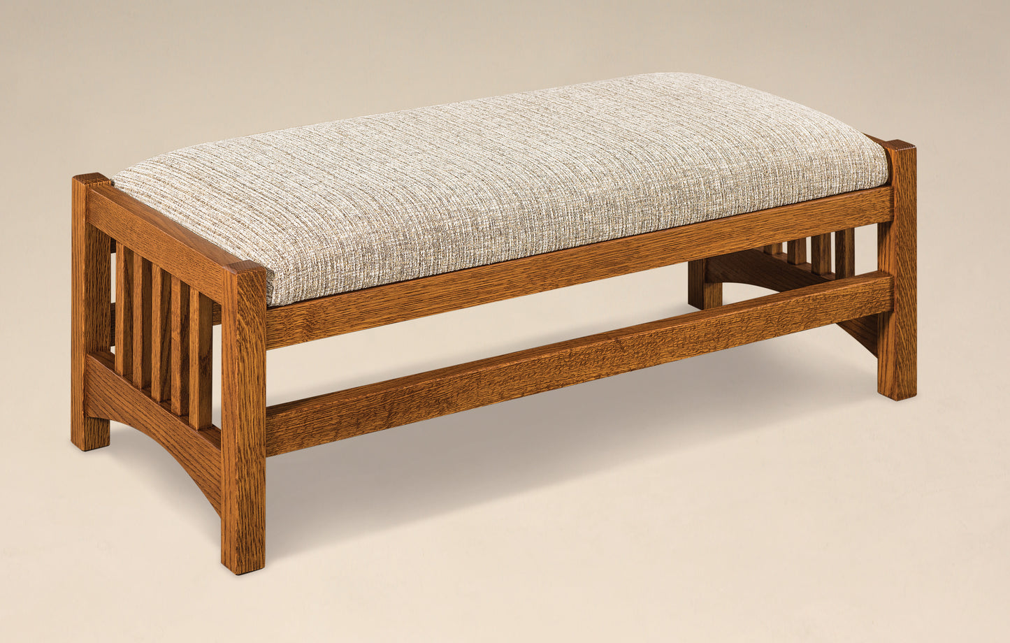 36" Cubic Slat Footstool