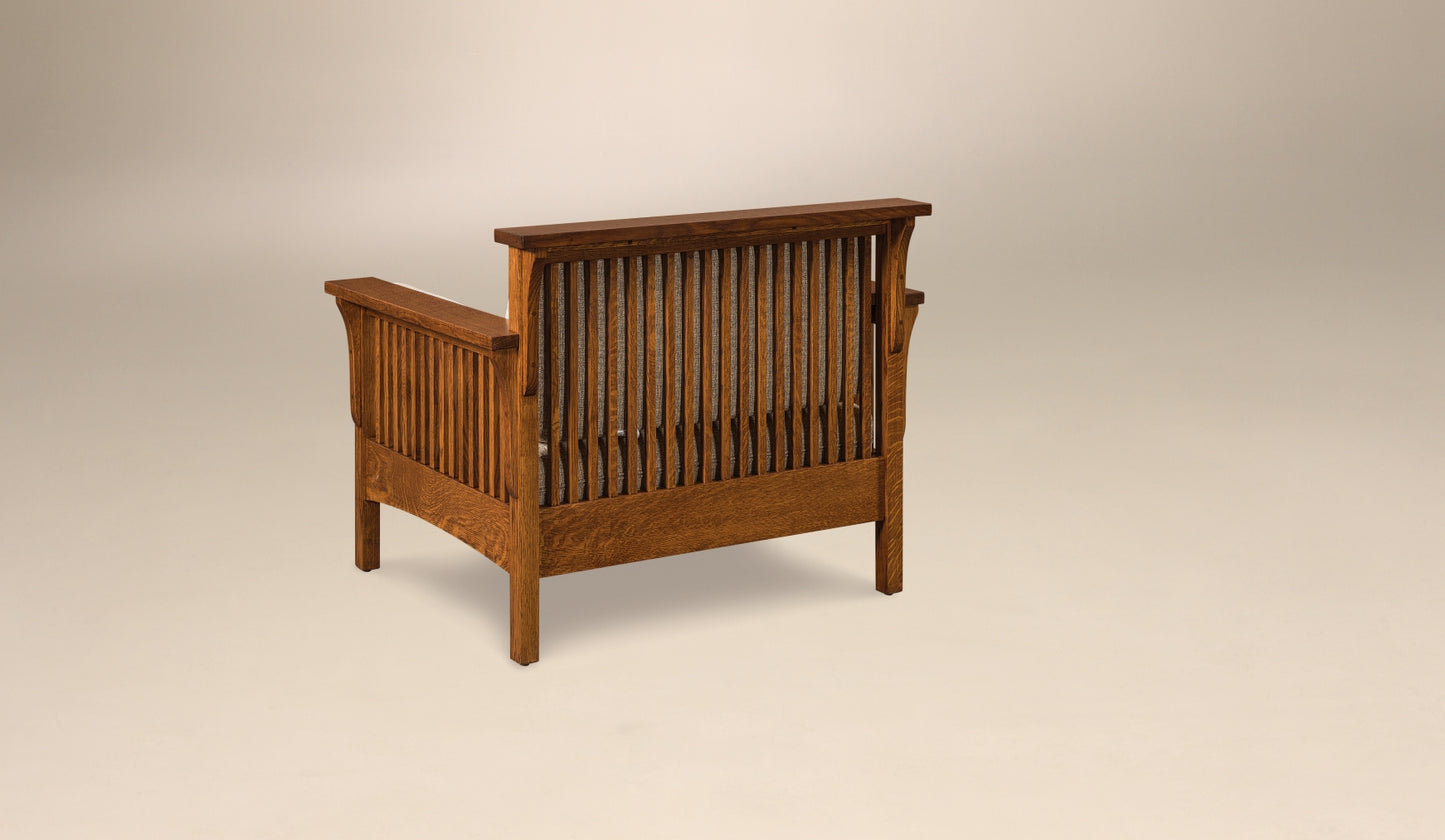 High Back Slat Chair